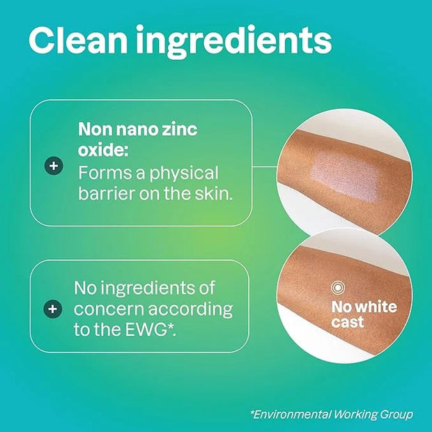 ATTITUDE Mineral Sunscreen Stick with Zinc Oxide, SPF 30, EWG Verified, Plastic-Free, Broad Spectrum UVA/UVB Protection, D...