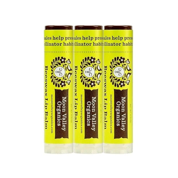 Moon Valley Organics Beeswax Lip Balm LIME,