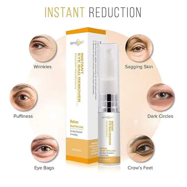 Instant Eyebag Remover Anti Aging Reduce Dark Circles, Puffiness, Under Eye Bags, Wrinkles & Fine Lines For Men & Women - ...