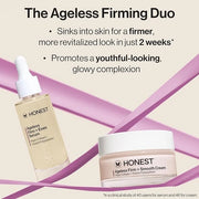 Honest Beauty Ageless Firm and Even Serum | Powered by Vegan Collagen and Elastin Polypeptides | Firmer-Looking Skin and E...