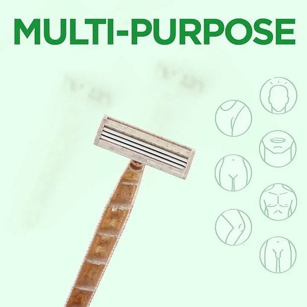 50Pcs Eco-friendly Disposable Razors Men|Safety Razor Dermaplaning Razors for Men & Women Shaving Body Facial Hair Shavers...