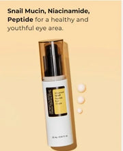 Tristar Advanced Snail Peptide Eye Cream, Anti-Wrinkle, Anti-Aging, Dark Circle Removing, Brightening Night Cream, 73.7% S...