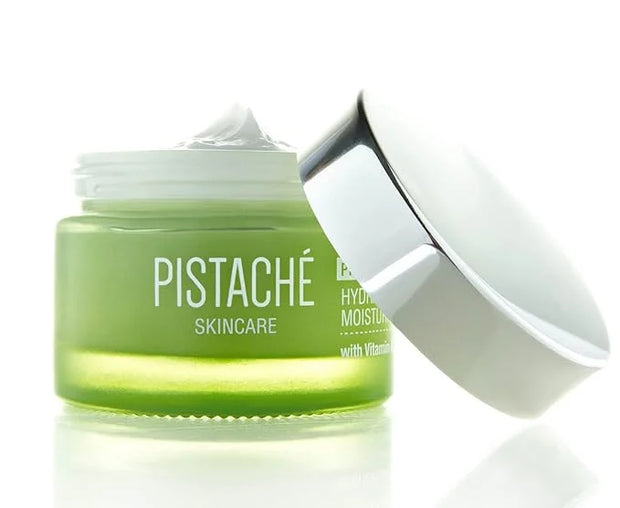Pistaché Skincare Pistachio Oil Ultimate Face Trio Set + Eye Cream, Hyaluronic Acid Face Serum & Face Moisturizer + Hydrat...