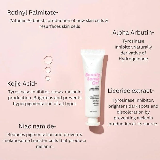 Potent brightening Lip Balm for dark