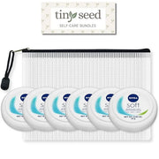 TINY SEED 6-Pack Travel Kit: Soft Cream Travel Size (0.84 oz each). Soft Moisturizing Cream for Face, Hands, and Body. Inc...