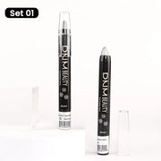evpct 2Pcs Cream Eyeshadow Sticks Set for Eyes Pearl White & Pearl Black Shimmer Eye Crayon Shadow Brightener Stick Pencil...