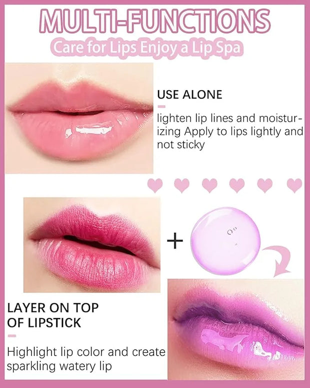 Glow Reviver Lip Oil Moisturizing Lip Gloss for Dry Lips, Clear Lip Oil with Plumping, Hydrating Effects, Women's Makeup G...