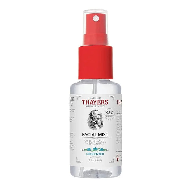 Thayers Alcohol-Free Witch Hazel Facial Mist Toner with Aloe Vera, Unscented, Soothing and Hydrating, for All Skin Types, ...