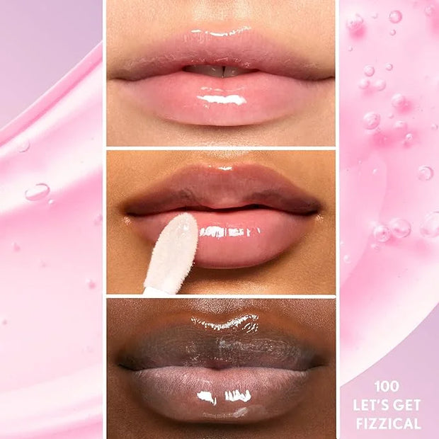 COVERGIRL Clean Fresh Yummy Lip Gloss, Sheer, Natural Scents, Vegan Formula - Letâ€™s Get Fizzical - Product Image