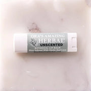 Unscented Lip Balm, Herbal Lip Balm,