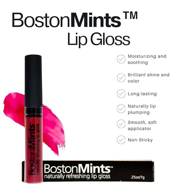 Go Sox! Lip Gloss (.25oz) -Vegan, gluten-free, cruelty-free formula with Aloe, Vitamins C & E, and a refreshing hint of sp...