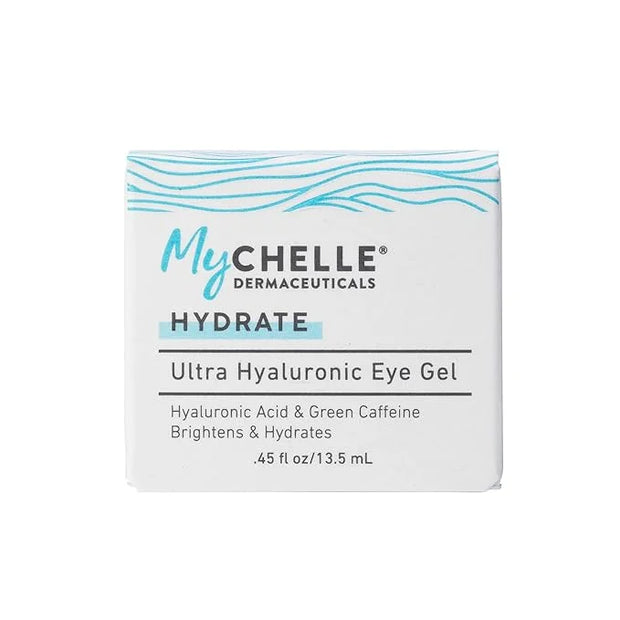 MyChelle Dermaceuticals Ultra Hyaluronic Eye Gel (0.45 Fl Oz) - Rich Hydration for Dry Skin with Vegan Hyaluronic Acid, He...