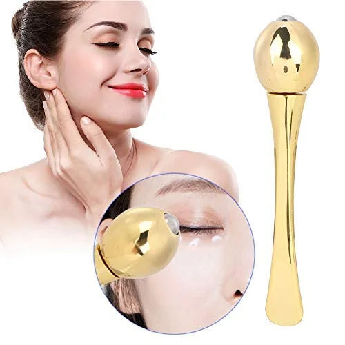 Eye Cream Massage Sticks, Zinc Alloy Eye Cream Applicator Eye Anti Wrinkle Eye Fatigue Relief Massage Stick for Facial-Tre...