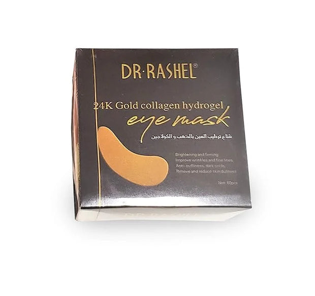 24k Gold Collagen Hydrogel Eye Mask | Improve Wrinkles, Anti Puffiness, And Dark Circle | 60 Pcs of Eye Mask - Product Image