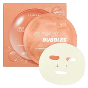 I DEW CARE Face Sheet Mask - Glow Up Bubbles | Vitamin and Niacinamide, Daily Skin Care,Facial Treatment, Illuminating, De...