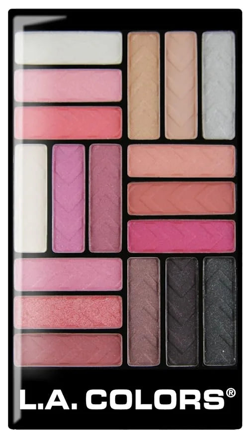 L.A. COLORS 18 Color Eyeshadow Palette, Diva Glam CES748 - Product Image