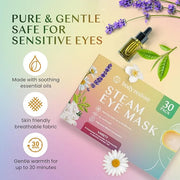 Body Restore Self Heated Steam Eye Mask 30 Pack - Fathers Day Unique Gifts for Dad, Relaxation Gifts for Her and Him, Best...