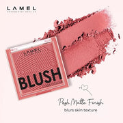 Blush Cheek Plum Color Mini - Blendable Purple Blush Powder - Enhances & Defines Shapes & Features - Shading & Contouring ...