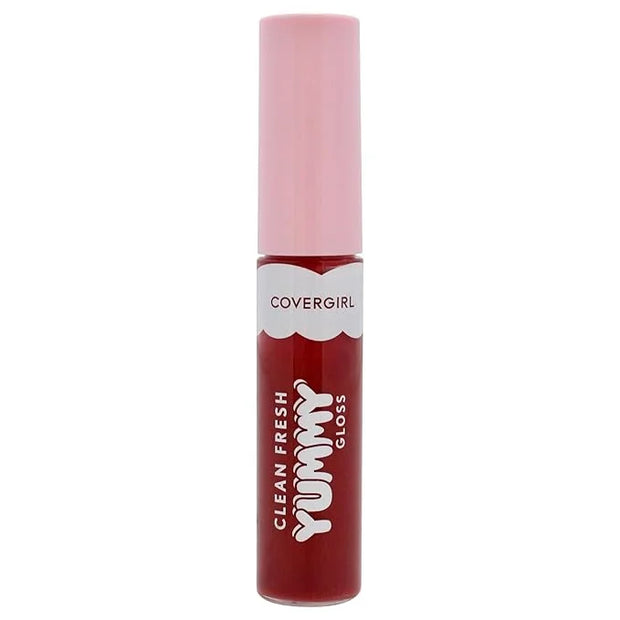 COVERGIRL Clean Fresh Yummy Gloss Daylight Collection, Hydrating, Glossy Shine, Vegan Formula, Sunrise Blush 10, 0.33oz - ...