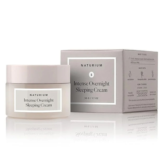 Naturium Intense Overnight Sleeping Cream, Hydrating & Anti-Aging Face Moisturizer, 1.7 oz - Product Image