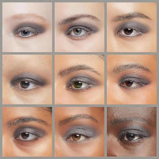 ISMINE Single Eyeshadow Powder Palette Matte Grey, High Pigment, Longwear Single Grey Eye Makeup for Day & Night (#03) - P...
