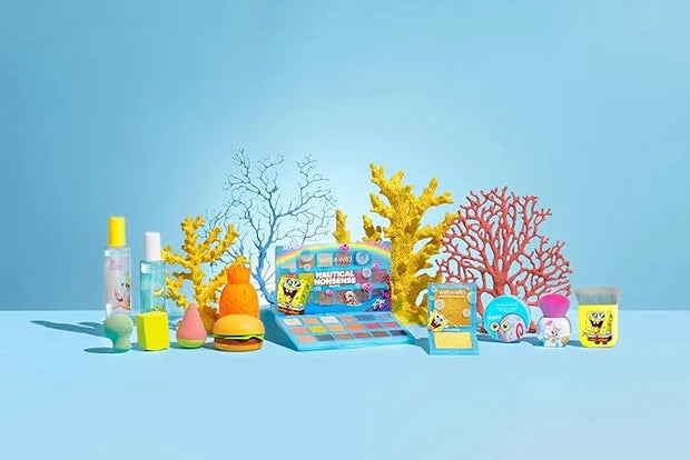 wet n wild SpongeBob SquarePants Purifying Setting Mist, 2-in-1 Face Cleanser & Makeup Setting Spray with Niacinamide & Ce...