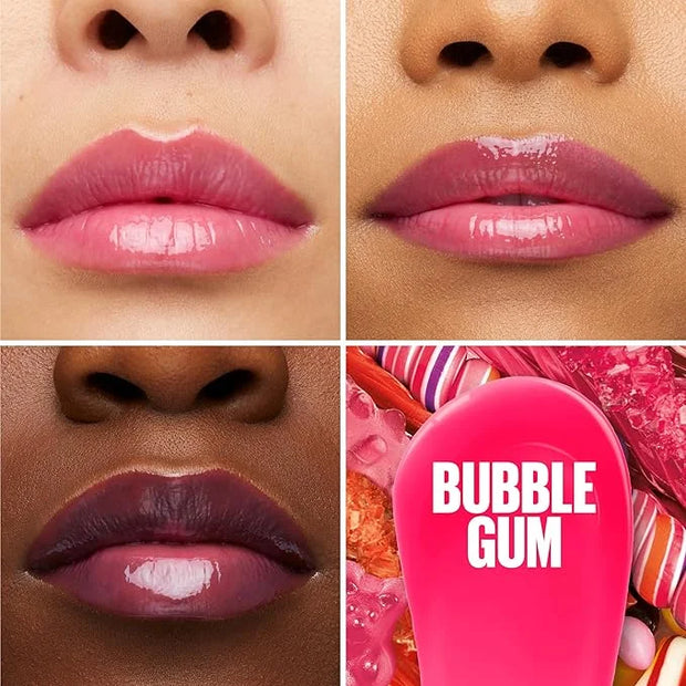 Maybelline New York Lifter Gloss Hydrating Lip Gloss with Hyaluronic Acid, Bubblegum, Sheer Bright Pink, 1 Count - Product...