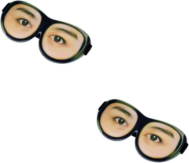 Mobestech 2pcs Travel Eye Mask Eye Mask for Travel Spoof Eye Mask Stereoscopic Eye Mask Eye Printing Eyeshade Funny Eye Ma...