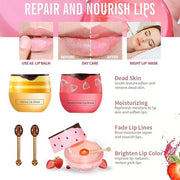 Bee Lip Balm Honey Pot, Watermelon (Watermelon)
