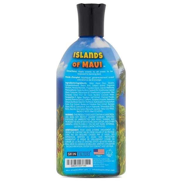 Islands of Maui Tanning Lotion – 10,000X Tanning with Anti-Orange Technology – Tanning Lotion with Cocoa, Coconut Oil, She...