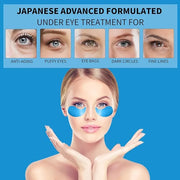 Under Eye Masks for Dark Circles and Puffiness 70PCS, Under Eye Patches for Puffy Eyes Treatment, Under Eye Gel Pads w/Col...