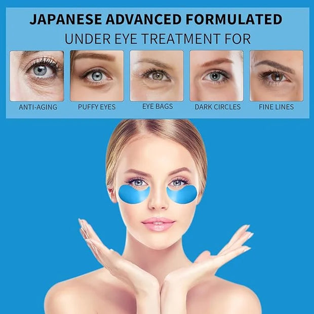 Under Eye Masks for Dark Circles and Puffiness 70PCS, Under Eye Patches for Puffy Eyes Treatment, Under Eye Gel Pads w/Col...