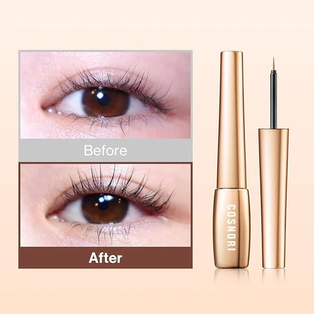 COSNORI Eyelash Serum 100 EX - Intensive Eyelash Care Serum – Slim Brush Type Hydration Booster– Irritation Free - Peptide...
