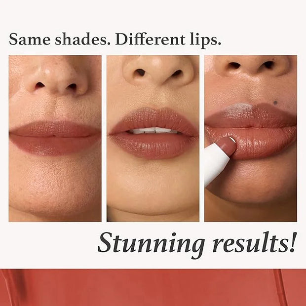 Julep It’s Balm Moisturizing Lip Color Trio – Brandy Wine, Brown Sugar, Almond Nude – Hydrating Lip Crayon Set – Vegan & C...
