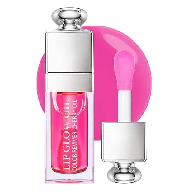 Hydrating Lip Glow Oil, Moisturizing Lip Glow Oil, Nourishing Glossy Transparent Lip Oil, Plumping Lip Oil, Lip Balm, Non-...