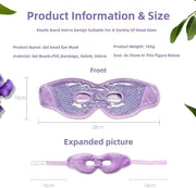 2 PCS Gel Mask,Reusable,Face & Eye Mask with Hole,Dark Circles,Dry Eyes,DeepSleep,Headaches,Puffiness,Stress,migraines,Eye...