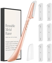 ennva Eyebrow Razor for Women-Eyebrow Trimmer Dermaplaning Tool-Ergonomic Eyebrow Shaper & Facial Razor for Peach Fuzz-Exf...