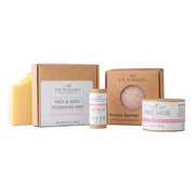 J&L Naturals Simple Skin Regimen Kit With Cleansing Bar, Face Salve, Konjac Sponge, Lip Balm | For Oily, Dry, Mature, and ...