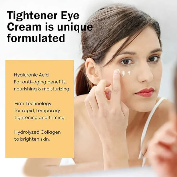 Instant Temporary Eye Tightener: Eye Tightener cream Reduces Under Eye Bags, Dark Circles & Puffiness, Anti Aging Fine Lin...