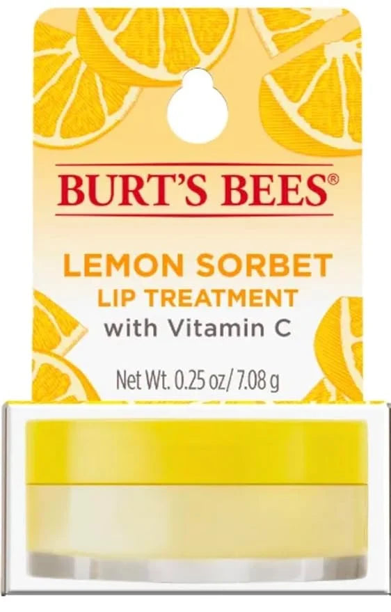 Burt's Bees 100% Natural Origin Lip Treatment with Sea Minerals Sweet Mint (Lemon Sorbet) - Hydrating, Moisturizing, Nouri...