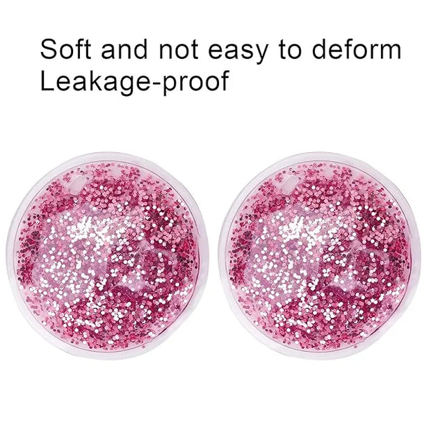 Gel Eye Pack, Hot Cold Compress Eye Gel Ice Packs Reusable Cooling Eye Cover for Dark Circles Puffiness Cold Eye Girl Wome...