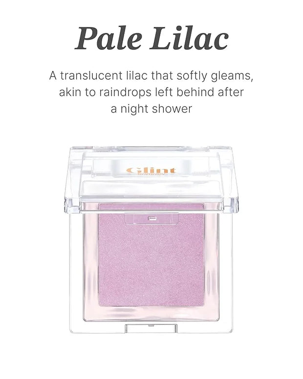 Glint Baked Blush (Pale Lilac, 0.08oz) - Long-Lasting, All-Day Face Blush Powder for a Natural Look. Korean Skin Care, Kor...