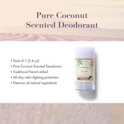 A La Maison Coconut Aluminum Free Deodorant for Women and Men - Natural Deodorant - Product Image