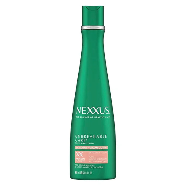 Nexxus Unbreakable Care Anti-Breakage Shampoo With Keratin, Collagen, Biotin For Fine And Thin Hair Sulfate Free Shampoo 1...