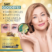 SWISSÖKOLAB Under Eye Patches For Puffy Eyes 24k Gold Eye Mask Dark Circles And Puffiness Collagen Eye Gel Pads Moisturizi...