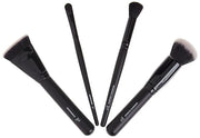e.l.f. Complexion Perfection Brush Kit, 4-Piece Makeup Brush Set, Brushes For Foundations & Concealers, Vegan & Cruelty-Fr...