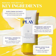 Supergoop! Summer PLAY Bundle - Includes PLAY Everyday Lotion (5.5 oz) + PLAY Antioxidant Body Mist (6 oz) - Broad Spectru...