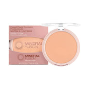 Mineral Fusion Pressed Powder Foundation, Neutral 3 - Med Skin w/Neutral Undertones, Age Defying Foundation Makeup with Ma...