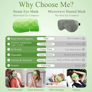 16 Packs Steam Eye Mask, Heated Eye Mask for Sleeping, Warm Compress for Eyes, Self Heating Disposal Eye Mask Comfortable ...