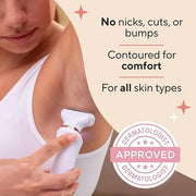 Finishing Touch Flawless Underarm Hair Removal Electric Razor Device, Designed to Shave and Contour Womens Sensitive Under...